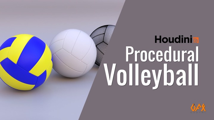 How to Model a Volleyball Procedurally With Houdini