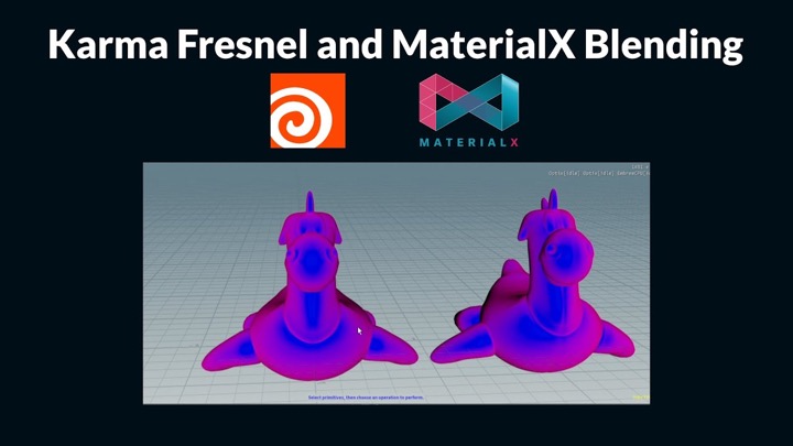 Inside the Mind looks into making a Fresnel effect in Karma XPU and the support for MaterialX blending in Houdini 20