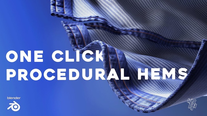 How to Procedurally Make Hems for Clothes in Blender With Geometry Nodes