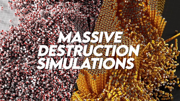 How to Set Up Massive Rigid Sims in Cinema 4D