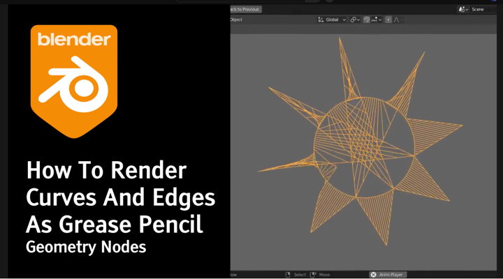 How to Render Curves With Blender Grease Pencil