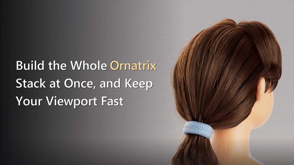 Ruxin Liang Shares a Workflow Tip for Keeping Ornatrix Grooms Feeling Fast